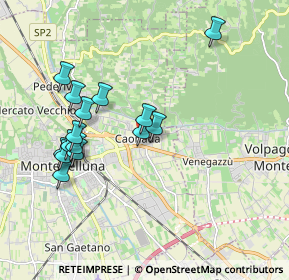 Mappa Vicolo Angela Villa, 31044 Montebelluna TV, Italia (1.82533)