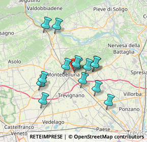 Mappa Vicolo Angela Villa, 31044 Montebelluna TV, Italia (5.755)