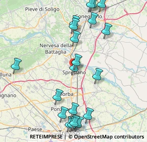 Mappa Via Camillo Benso Conte di Cavour, 31027 Spresiano TV, Italia (9.521)