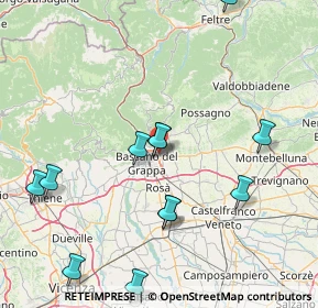 Mappa Via Marcello Benedetto, 36060 Romano D'ezzelino VI, Italia (18.12333)