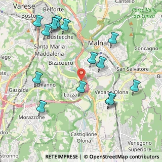 Mappa Via Antonio Fogazzaro, 21040 Lozza VA, Italia (2.34533)