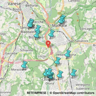 Mappa Via A. Fogazzaro, 21040 Lozza VA, Italia (2.34941)