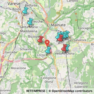 Mappa Via Antonio Fogazzaro, 21040 Lozza VA, Italia (1.58727)