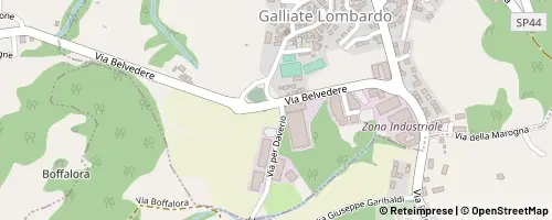 Mappa Galliate Lombardo
