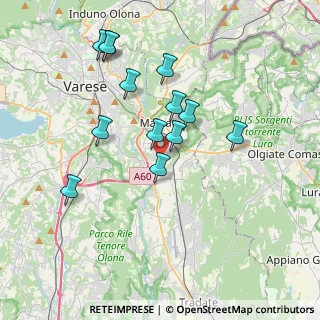 Mappa 21040 Malnate VA, Italia (3.49)