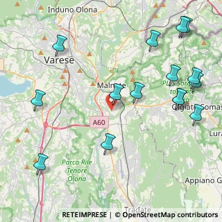 Mappa 21040 Malnate VA, Italia (5.33067)