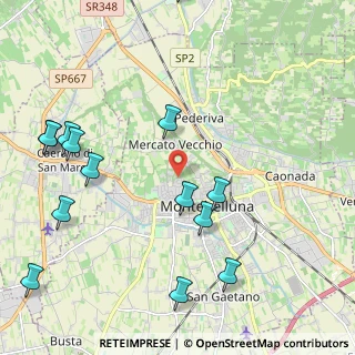 Mappa Via Monte Pelmo, 31044 Montebelluna TV, Italia (2.64357)