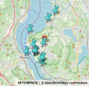 Mappa Via Mottava, 21021 Angera VA, Italia (3.245)