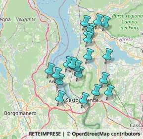 Mappa Via Mottava, 21021 Angera VA, Italia (6.2365)