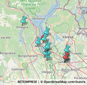 Mappa Via Mottava, 21021 Angera VA, Italia (12.69846)