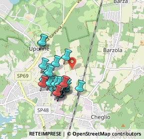 Mappa Via Mottava, 21021 Angera VA, Italia (0.78667)