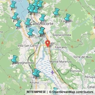 Mappa Via della Stanga, 23801 Calolziocorte LC, Italia (3.082)