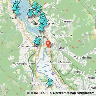 Mappa Via della Stanga, 23801 Calolziocorte LC, Italia (2.8705)