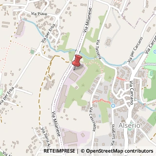 Mappa Via Milanese, 20, 22040 Alserio, Como (Lombardia)