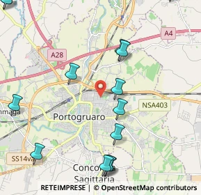 Mappa Via Forlanini, 30026 Portogruaro VE, Italia (2.76286)