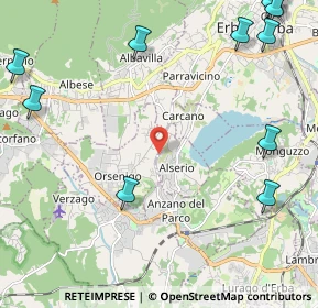 Mappa Via Milanese, 22040 Alserio CO, Italia (3.3425)