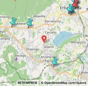 Mappa Via Milanese, 22040 Alserio CO, Italia (3.4925)