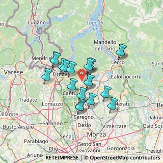 Mappa Via Milanese, 22040 Alserio CO, Italia (10.448)