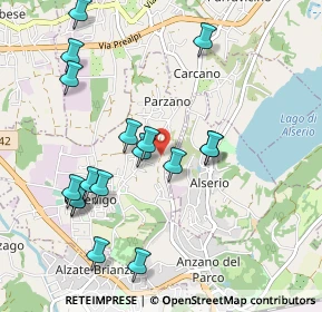 Mappa Via Cascina Maria, 22030 Orsenigo CO, Italia (1.02588)