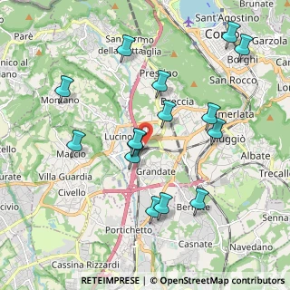 Mappa Via Colombo, 22070 Grandate CO, Italia (1.98733)