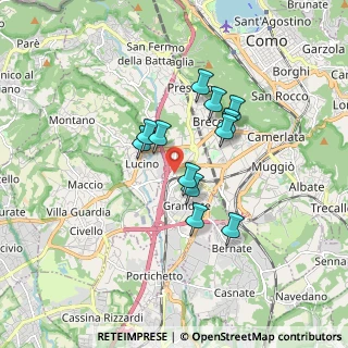 Mappa Via Colombo, 22070 Grandate CO, Italia (1.29833)