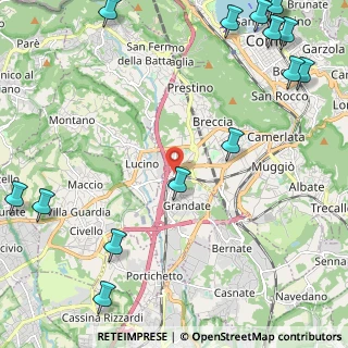 Mappa Via Colombo, 22070 Grandate CO, Italia (3.43067)