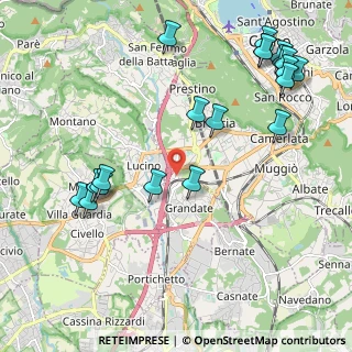 Mappa Via Colombo, 22070 Grandate CO, Italia (2.542)