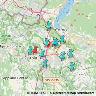 Mappa Via Colombo, 22070 Grandate CO, Italia (2.82583)