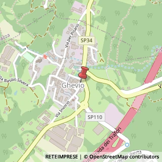 Mappa Piazza P. Nanni, 28046 Ghevio NO, Italia, 28046 Meina, Novara (Piemonte)