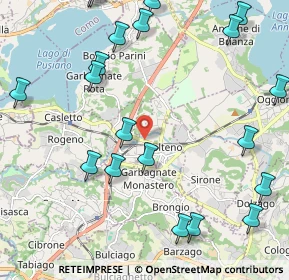 Mappa Viale Consolini Adolfo, 23847 Molteno LC, Italia (2.753)