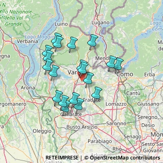 Mappa Via Monte Sant'Elia, 21100 Varese VA, Italia (12.64211)