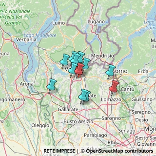 Mappa Via Monte Sant'Elia, 21100 Varese VA, Italia (8.185)