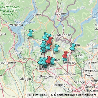 Mappa Via Monte Sant'Elia, 21100 Varese VA, Italia (10.199)