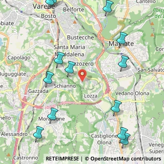 Mappa Via Monte Sant'Elia, 21100 Varese VA, Italia (2.90692)