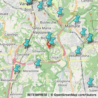 Mappa Via Monte Sant'Elia, 21100 Varese VA, Italia (3.101)