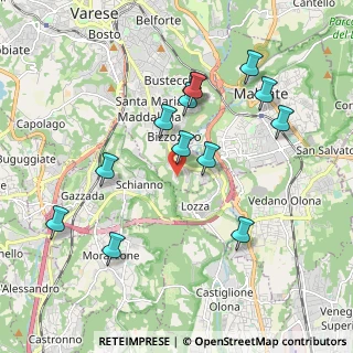 Mappa Via Monte Sant'Elia, 21100 Varese VA, Italia (1.91846)