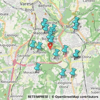Mappa Via Monte Sant'Elia, 21100 Varese VA, Italia (1.80947)