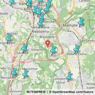 Mappa Via Monte Sant'Elia, 21100 Varese VA, Italia (3.19889)