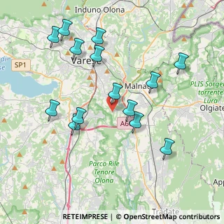 Mappa Via Monte Sant'Elia, 21100 Varese VA, Italia (4.05214)