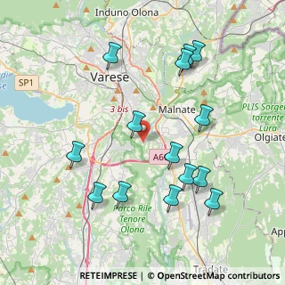 Mappa Via Monte Sant'Elia, 21100 Varese VA, Italia (4.17643)