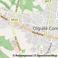 Karte Olgiate Comasco