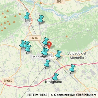 Mappa Via Aglaia Anassillide, 31044 Montebelluna TV, Italia (3.90154)