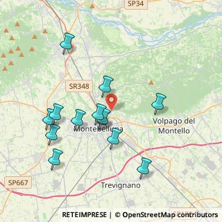 Mappa Via Aglaia Anassillide, 31044 Montebelluna TV, Italia (3.78231)