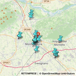 Mappa Via Aglaia Anassillide, 31044 Montebelluna TV, Italia (3.29765)