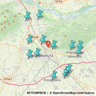 Mappa Via Aglaia Anassillide, 31044 Montebelluna TV, Italia (4.45571)