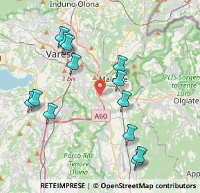 Mappa Via Trento, 21046 Malnate VA, Italia (4.16308)