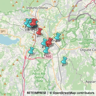 Mappa Via Trento, 21046 Malnate VA, Italia (3.51938)