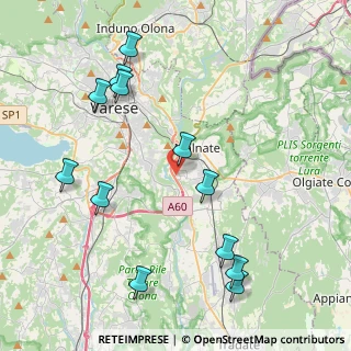 Mappa Via Trento, 21046 Malnate VA, Italia (4.73583)