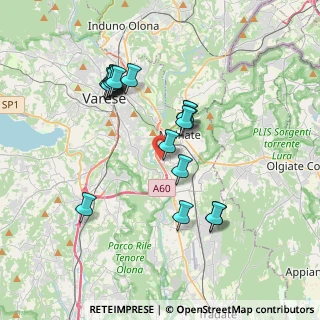 Mappa Via Trento, 21046 Malnate VA, Italia (3.43333)