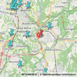 Mappa Via Trento, 21046 Malnate VA, Italia (3.42467)